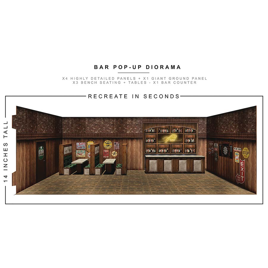 Extreme Sets 1/12 Scale Pop Up Diorama - Bar