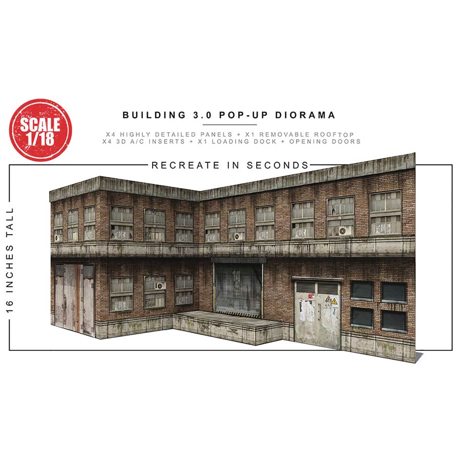 Extreme Sets 1/18 Scale Pop Up Diorama - Building 3.0