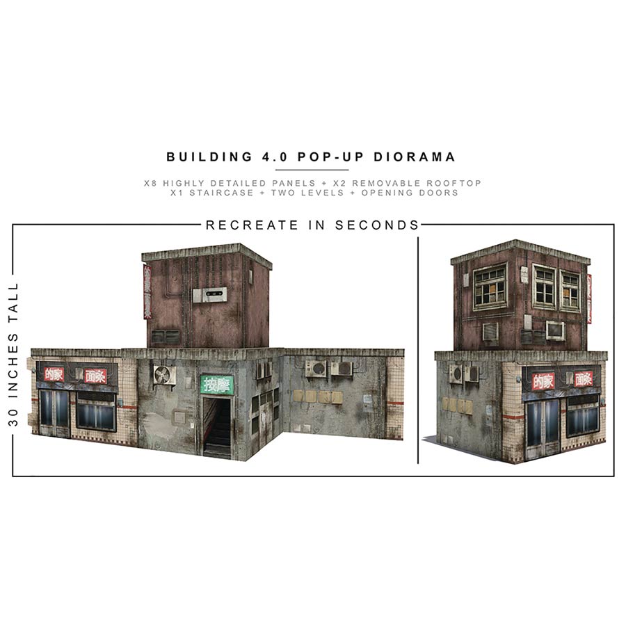 Extreme Sets 1/12 Scale Pop Up Diorama - Building 4.0