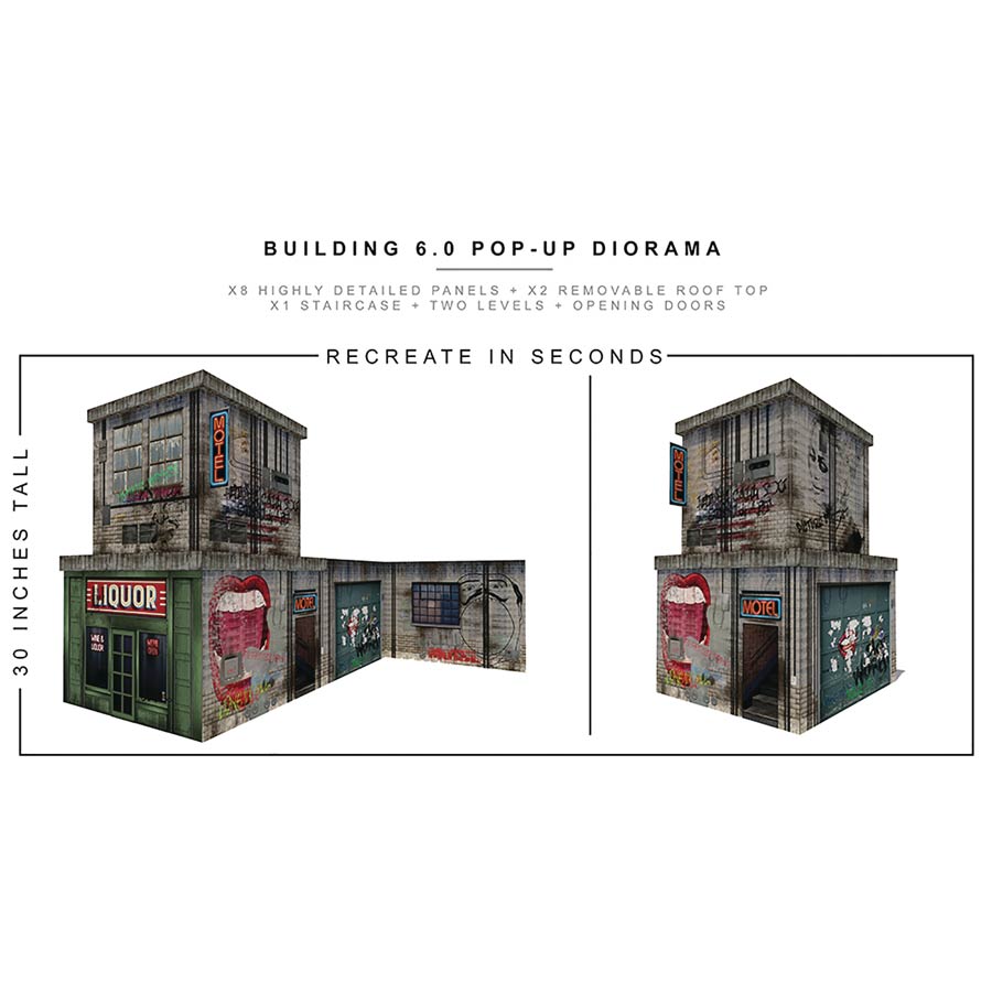 Extreme Sets 1/12 Scale Pop Up Diorama - Building 6.0