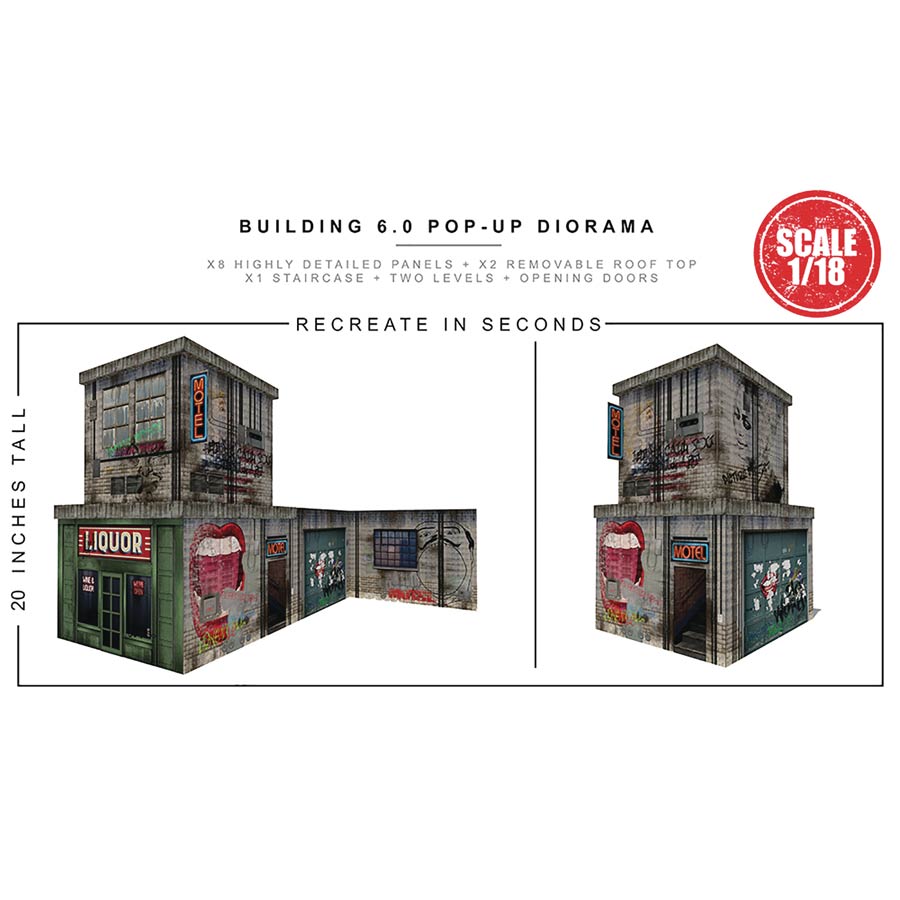 Extreme Sets 1/18 Scale Pop Up Diorama - Building 6.0