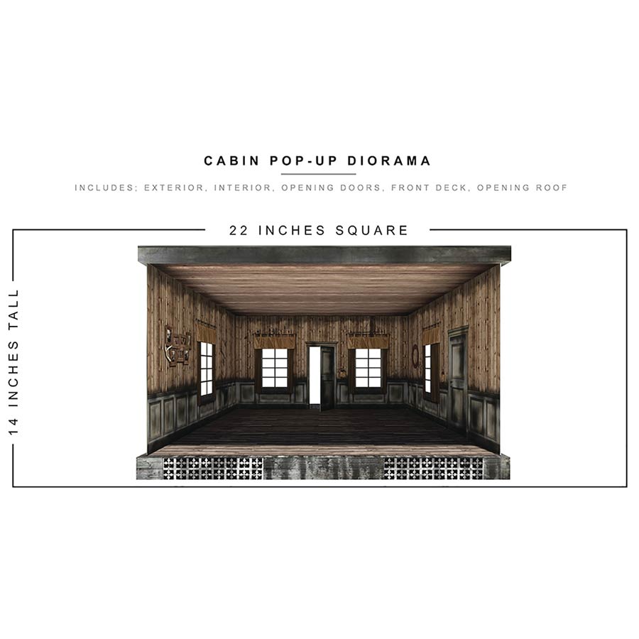 Extreme Sets 1/12 Scale Pop Up Diorama - Cabin