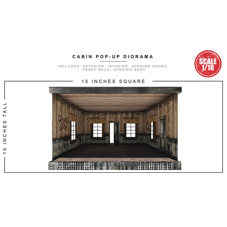 Extreme Sets 1/18 Scale Pop Up Diorama - Cabin