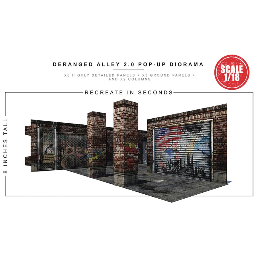 Extreme Sets 1/18 Scale Pop Up Diorama - Deranged Alley 2.0