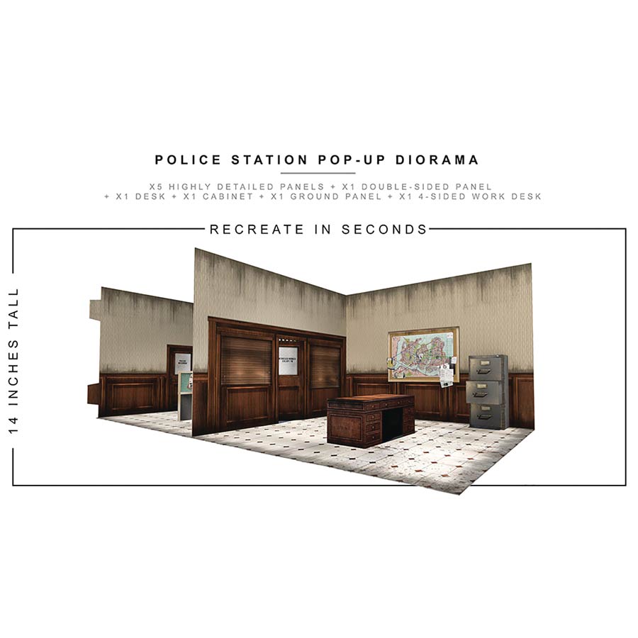 Extreme Sets 1/12 Scale Pop Up Diorama - Police Station