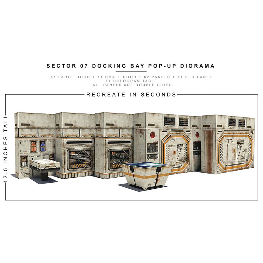 Extreme Sets 1/12 Scale Pop Up Diorama - Sector 07 Docking Bay