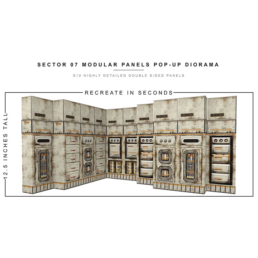 Extreme Sets 1/12 Scale Pop Up Diorama - Sector 07 Modular