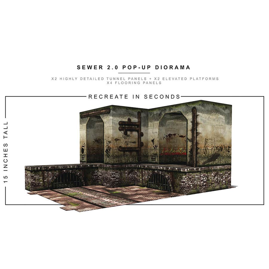 Extreme Sets 1/12 Scale Pop Up Diorama - Sewer 2.0