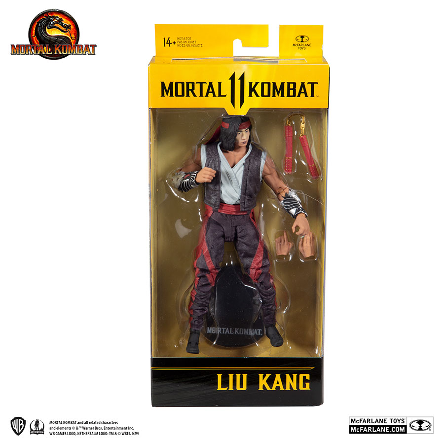Mortal Kombat Wave 5 Liu Kang 7-Inch Scale Action Figure Case