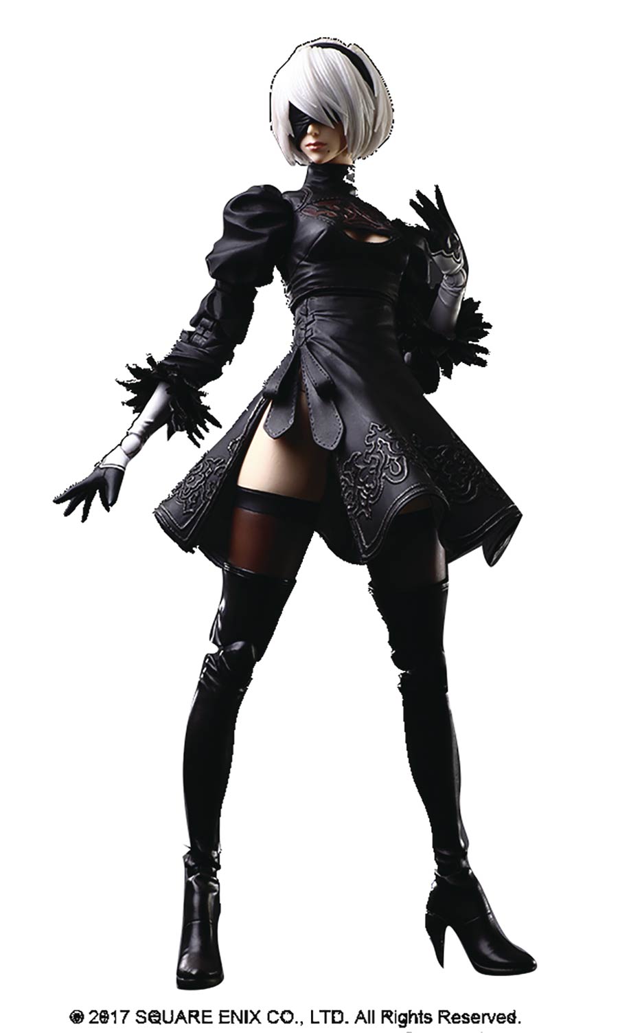 Nier Automata Play Arts Kai Action Figure - 2B Yorha No 2 Type B Deluxe Version