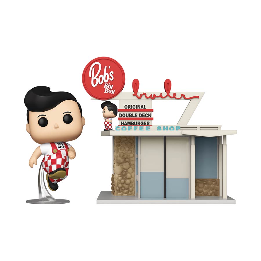 POP Town Bobs Big Boy Restaurant With Big Boy Vinyl Figure