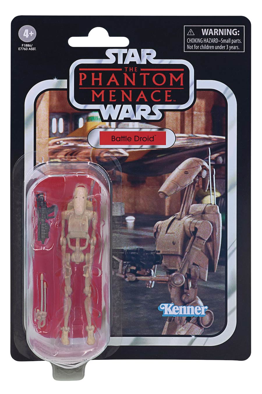 Star Wars Vintage Collection Battle Droid (Phantom Menace) 3.75-Inch Action Figure Case