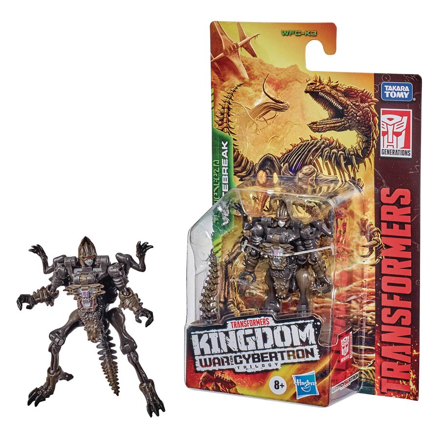 Transformers Generations War For Cybertron Kingdom Core Vertebreak Action Figure Case