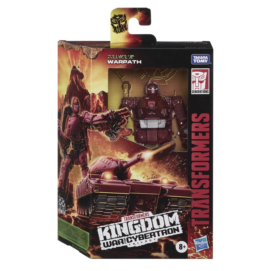 Transformers Generations War For Cybertron Kingdom Deluxe Warpath Action Figure Case