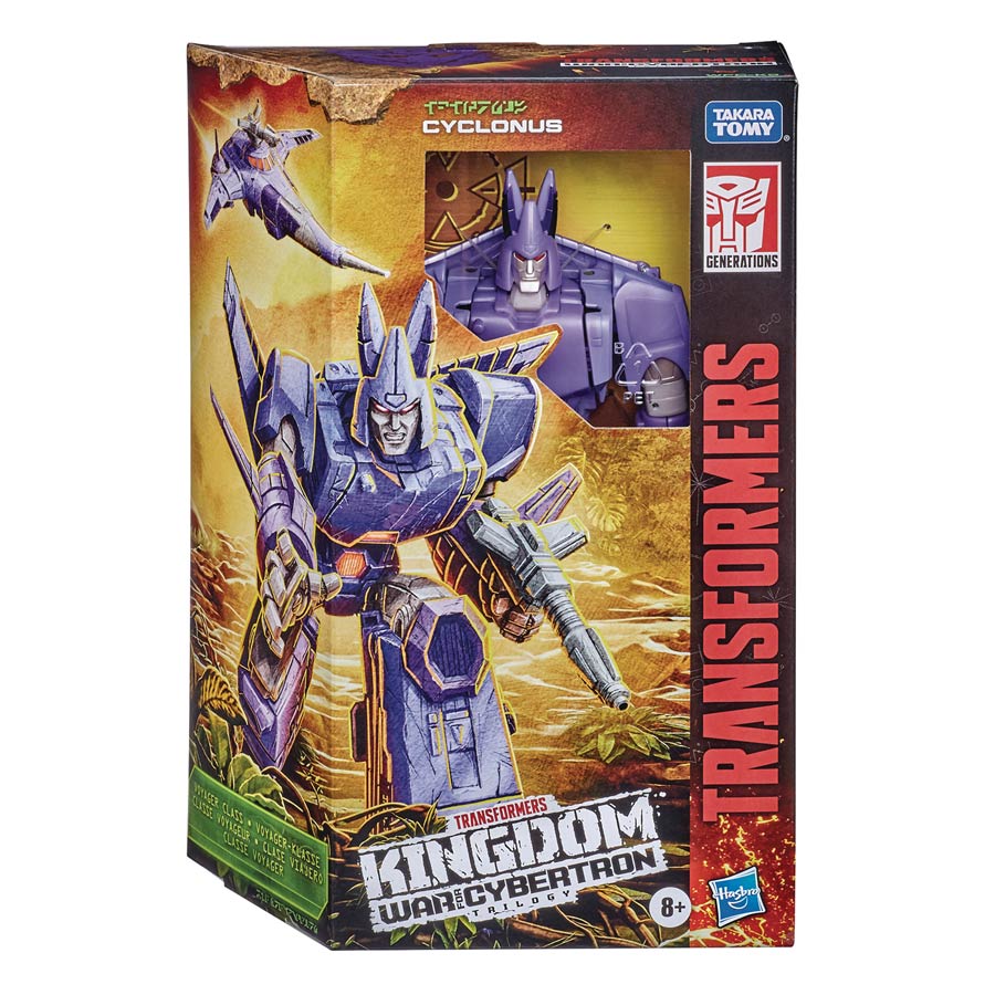 Transformers Generations War For Cybertron Kingdom Voyager Cyclonus Action Figure Case