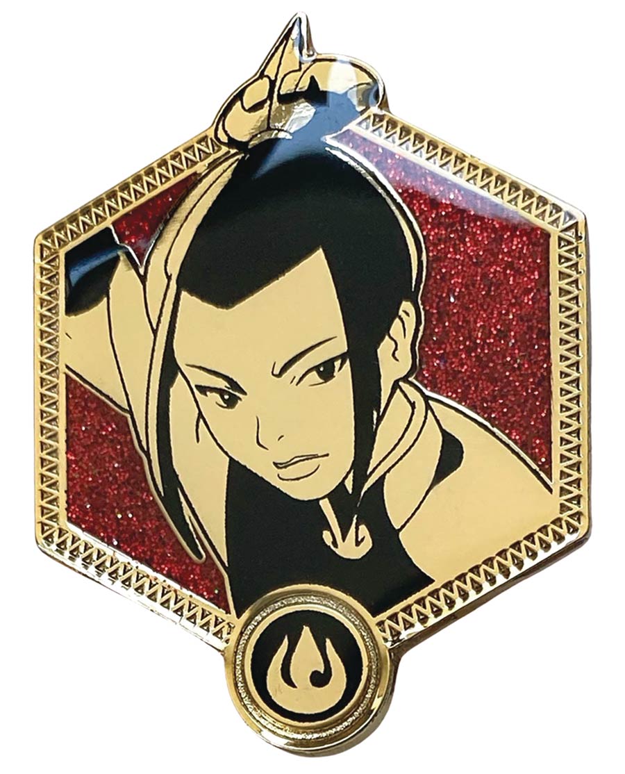Avatar The Last Airbender Golden Enamel Pin - Azula