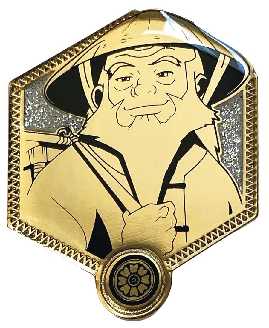 Avatar The Last Airbender Golden Enamel Pin - Iroh
