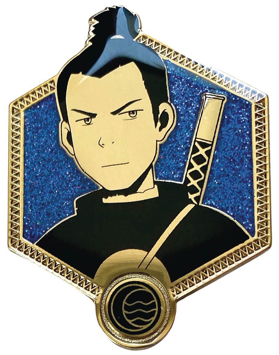 Avatar The Last Airbender Golden Enamel Pin - Sokka