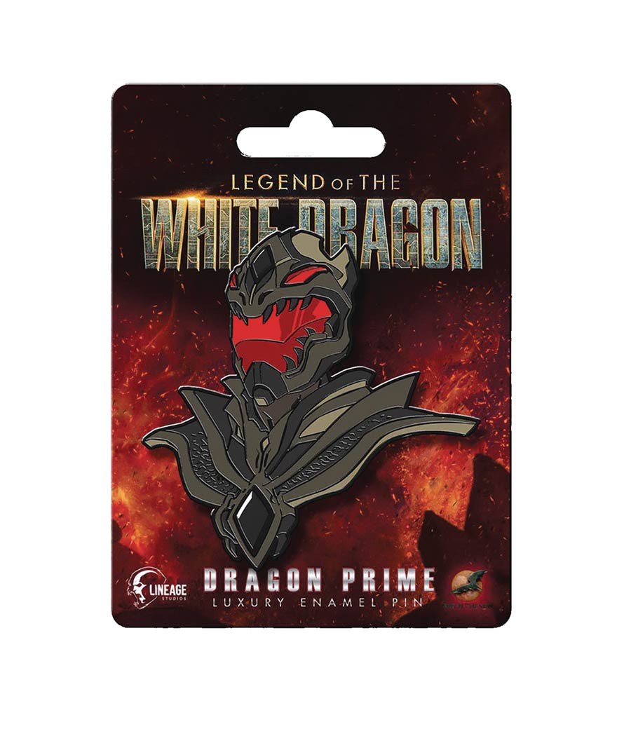 Legend Of The White Dragon Enamel Pin - Dragon Prime Luxury