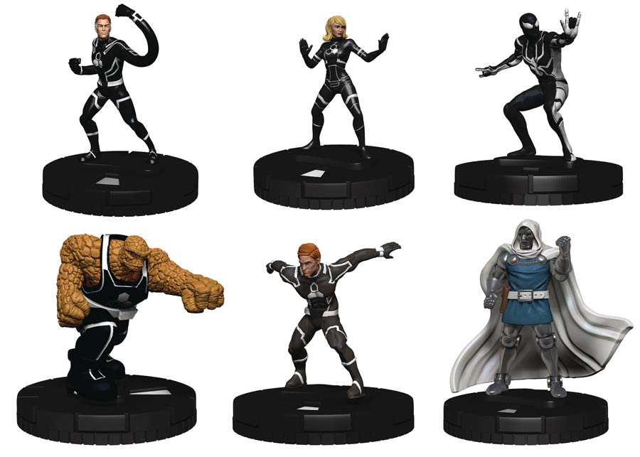 Marvel HeroClix Fantastic Four Future Foundation Fast Forces 6-Pack