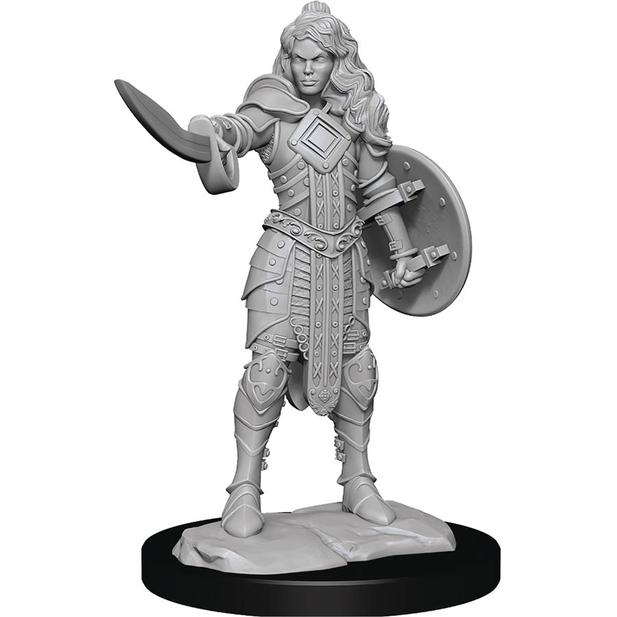 Pathfinder Battles Deep Cuts Miniature - Human Champion Female