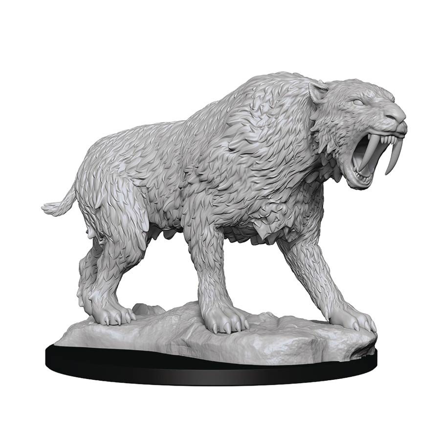 WizKids Deep Cuts Miniature - Saber-Toothed Tiger