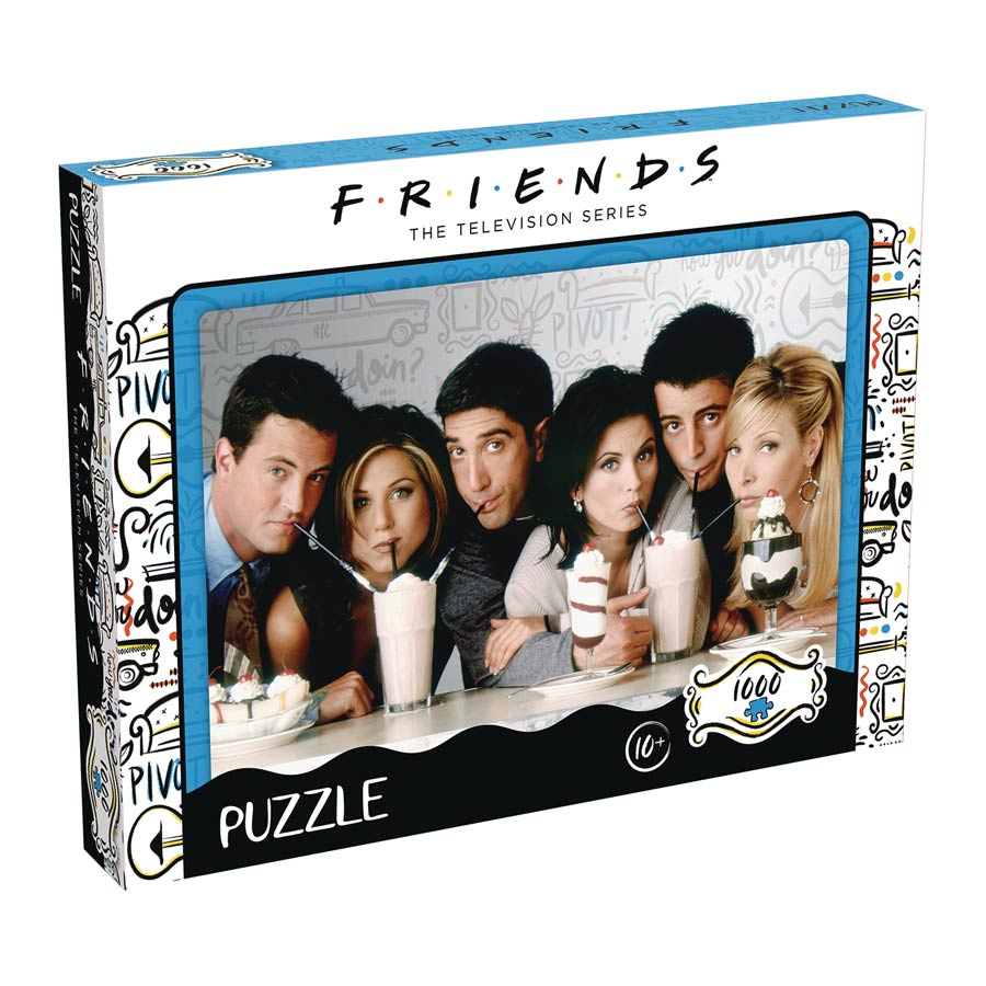 Friends 1000-Piece Puzzle - Milkshake
