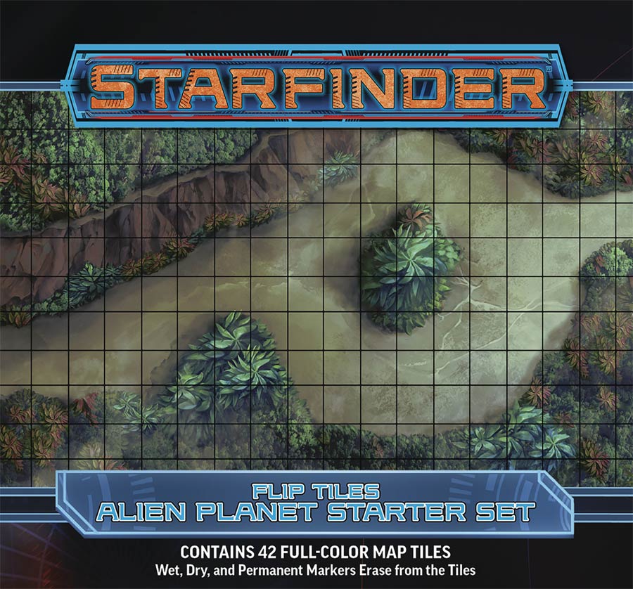 Starfinder Flip-Tiles - Alien Planet Starter Set