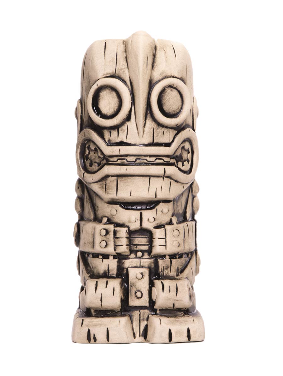 Iron Giant Ceramic Tiki Mug Bone Finish