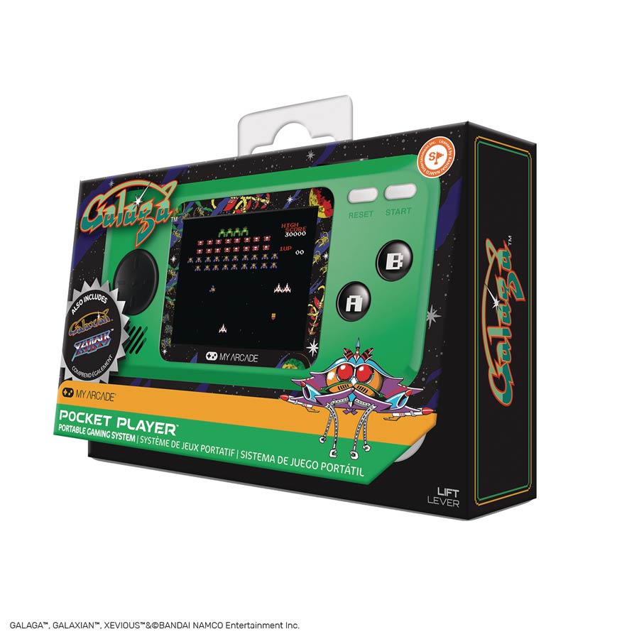My Arcade Pocket Player Handheld - Galaga