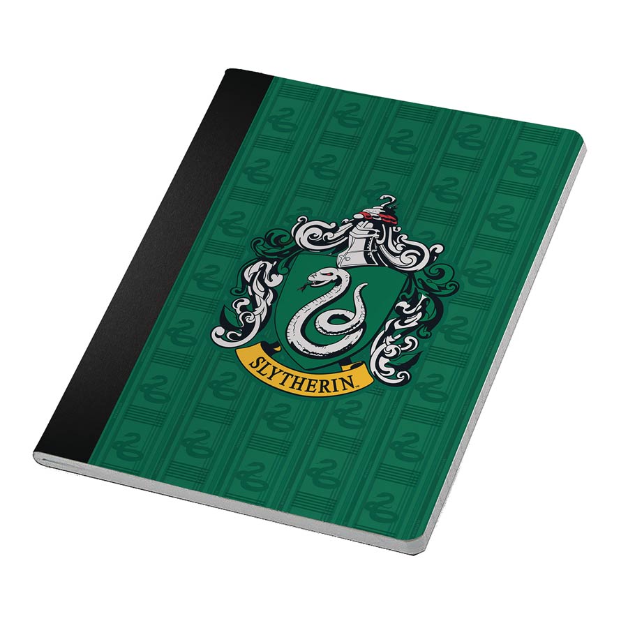 Harry Potter Notebook And Page Clip Set - Slytherin