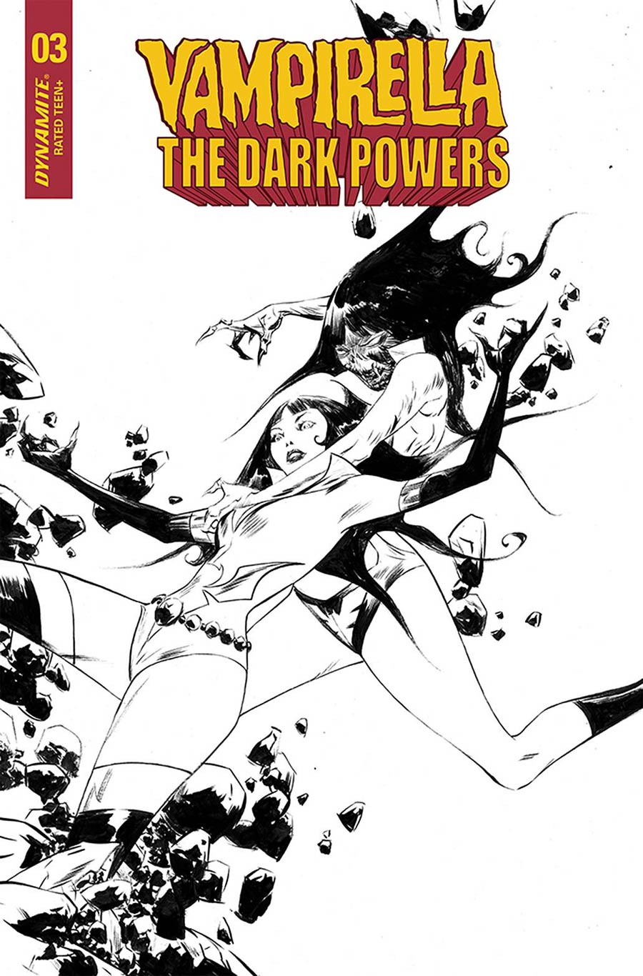 Vampirella The Dark Powers #3 Cover S Incentive Jae Lee Black & White Cover
