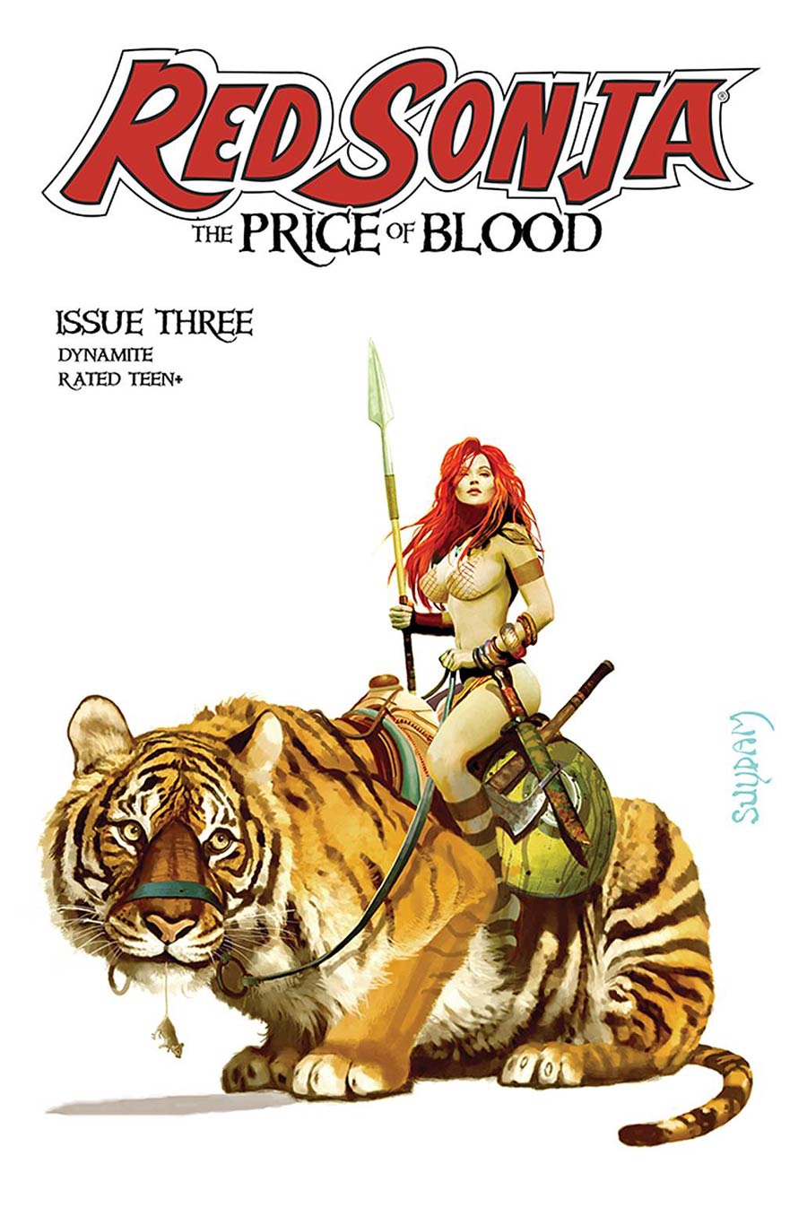 Red Sonja Price Of Blood #3 Cover T Regular Arthur Suydam Cover CGC Graded