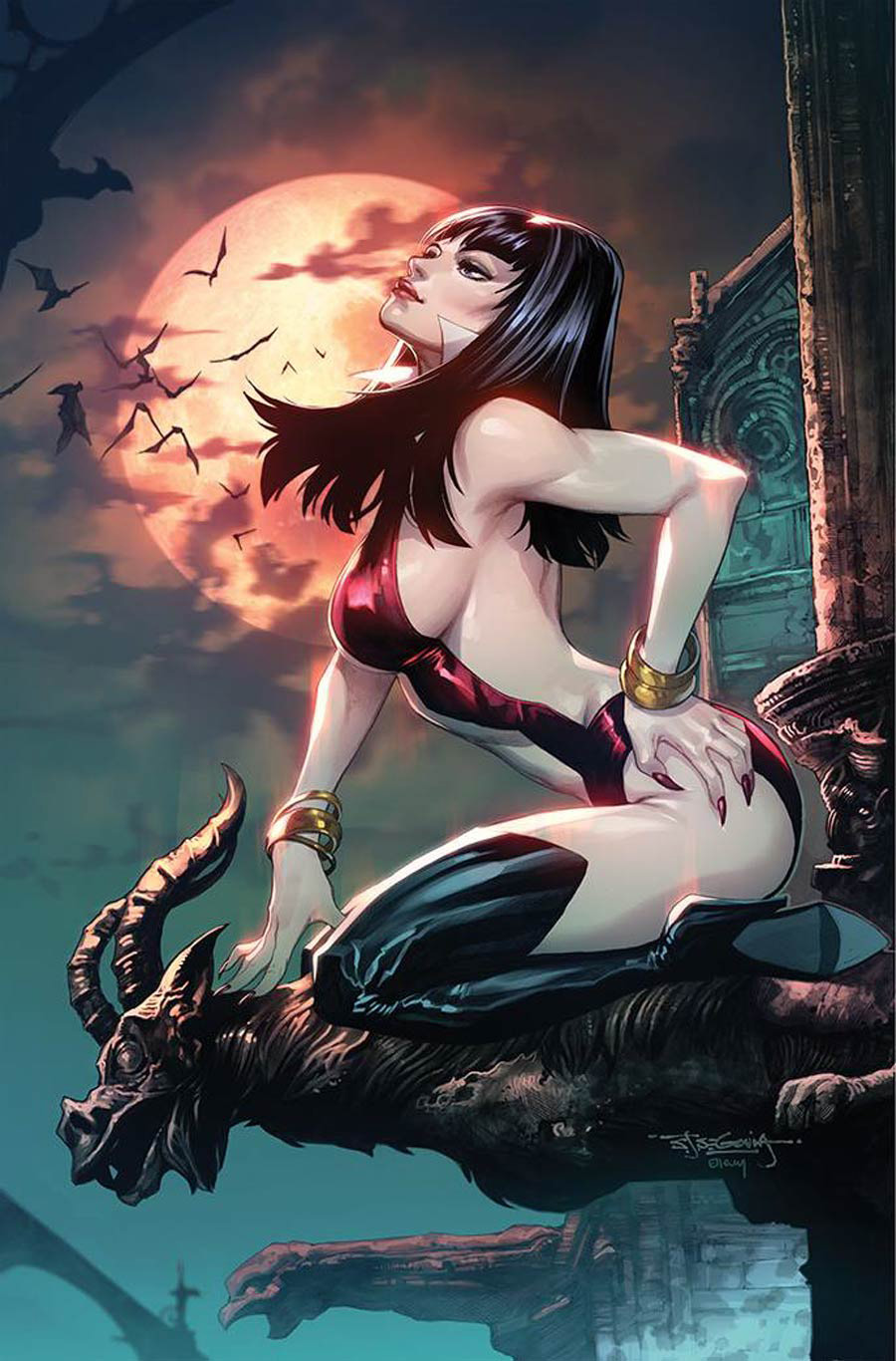 Vengeance Of Vampirella Vol 2 #15 Cover F Incentive Stephen Segovia Virgin Cover