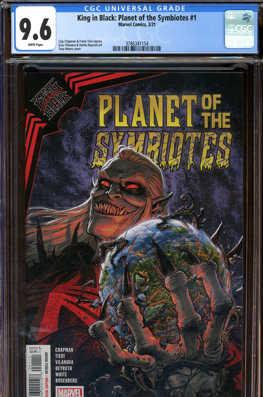 King In Black Planet Of The Symbiotes #1 Cover E DF CGC Graded