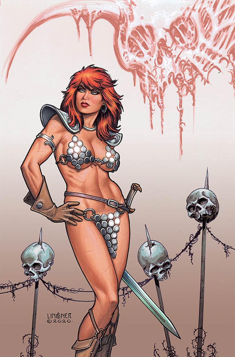 Red Sonja Price Of Blood #3 Cover P Limited Edition Joseph Michael Linsner Virgin Cover