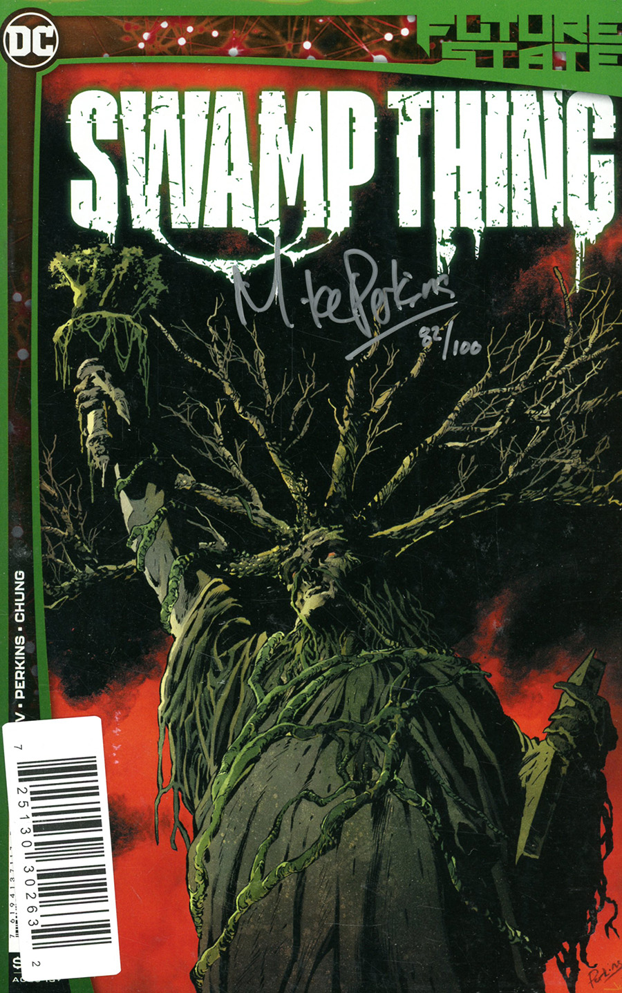 Future State Swamp Thing #1 Cover C DF Signed By Mike Perkins