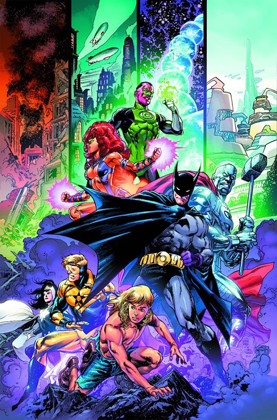 Generations Shattered One Shot Cover C DF Signed By Dan Jurgens