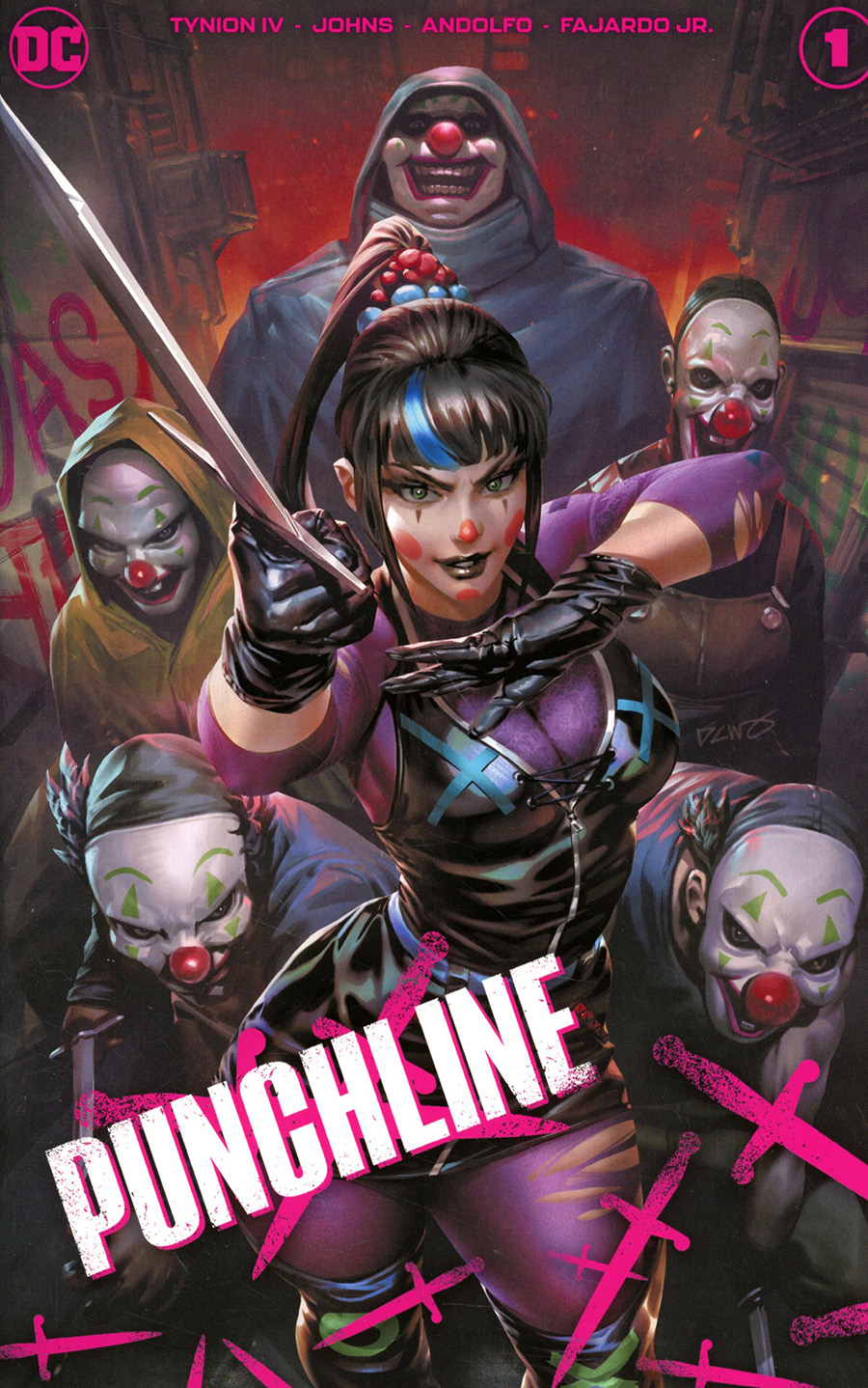 Punchline Special One Shot Cover L DF Exclusive Derrick Chew Variant Cover