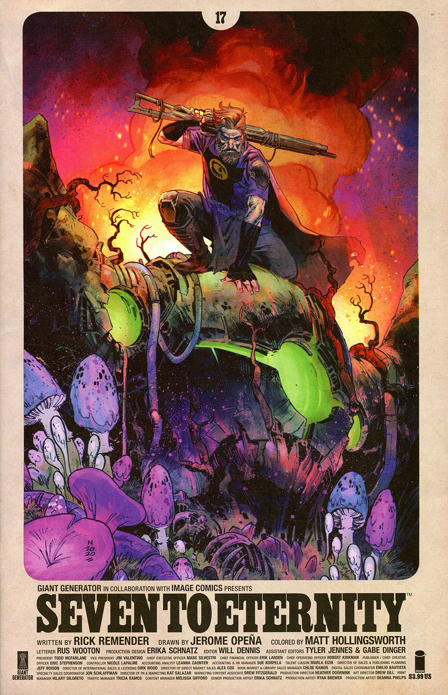 Seven To Eternity #17 Cover D Incentive Nic Klein Variant Cover