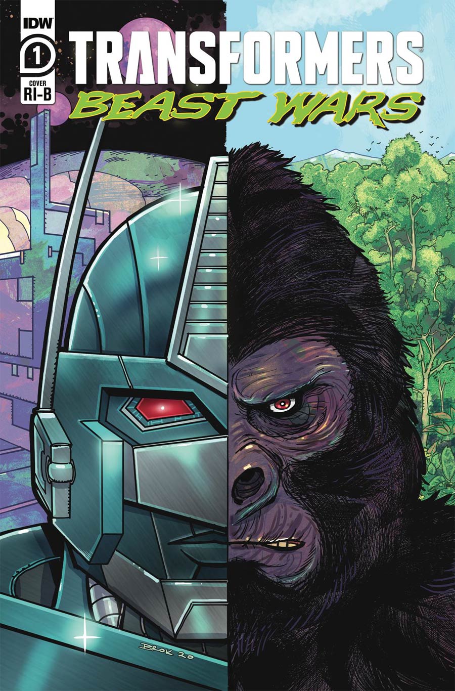 Transformers Beast Wars Vol 2 #1 Cover D Incentive Nick Brokenshire Variant Cover