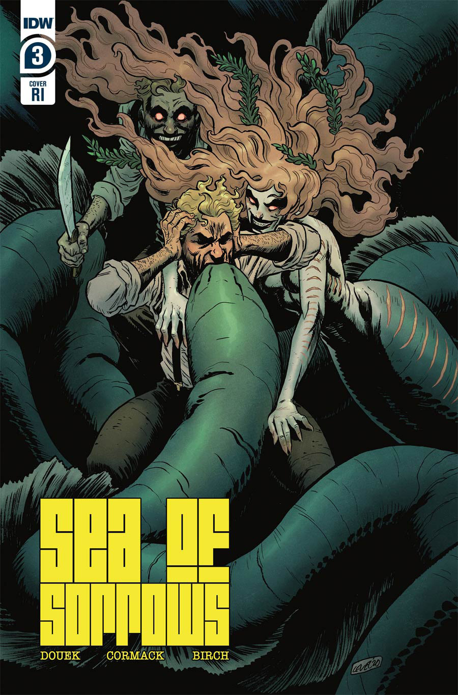 Sea Of Sorrows #4 Cover B Incentive Brian Level Variant Cover