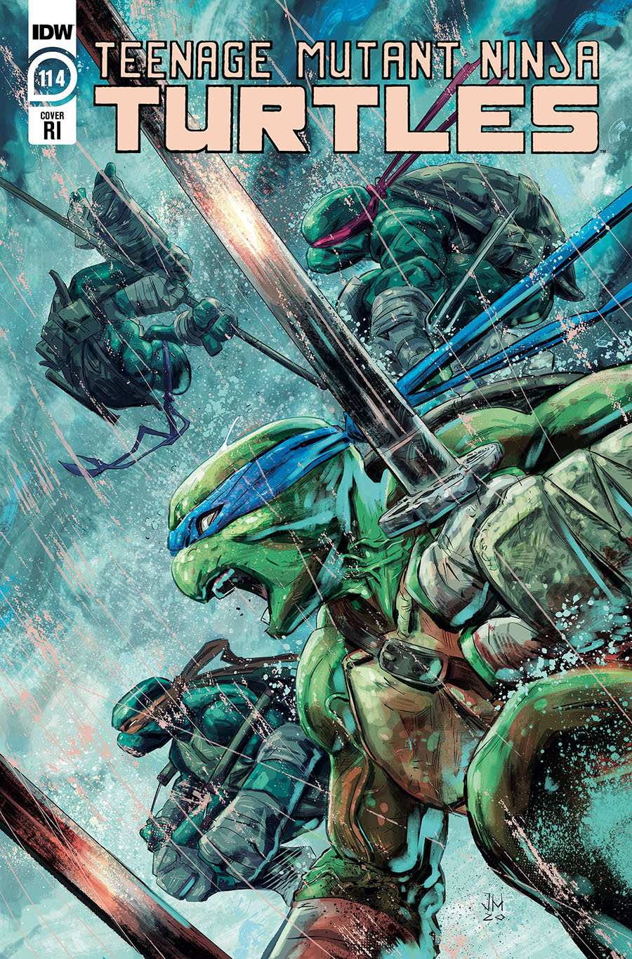 Teenage Mutant Ninja Turtles Vol 5 #114 Cover C Incentive Jesus Hervas Variant Cover