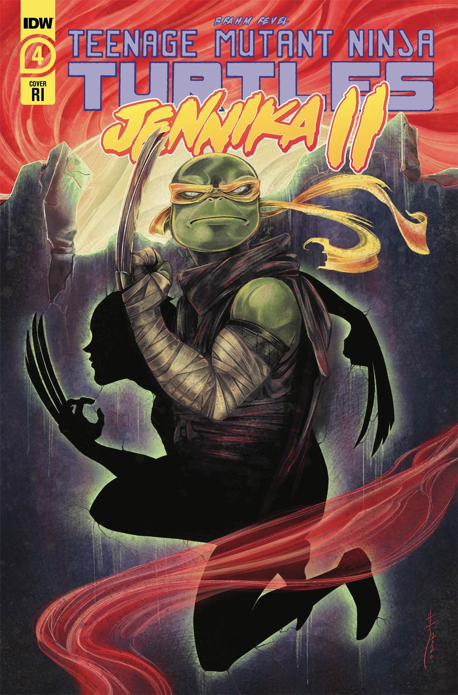 Teenage Mutant Ninja Turtles Jennika II #4 Cover B Incentive Sara Richard Variant Cover