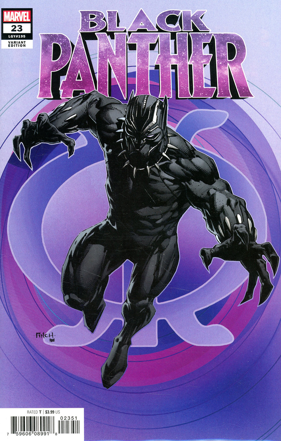 Black Panther Vol 7 #23 Cover D Incentive David Finch Variant Cover