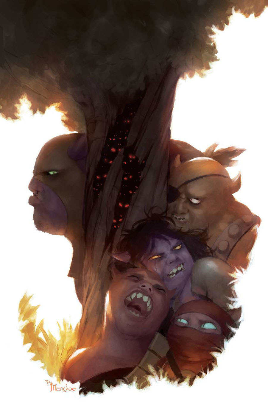 Orcs #1 Cover C Incentive Miguel Mercado Virgin Variant Cover