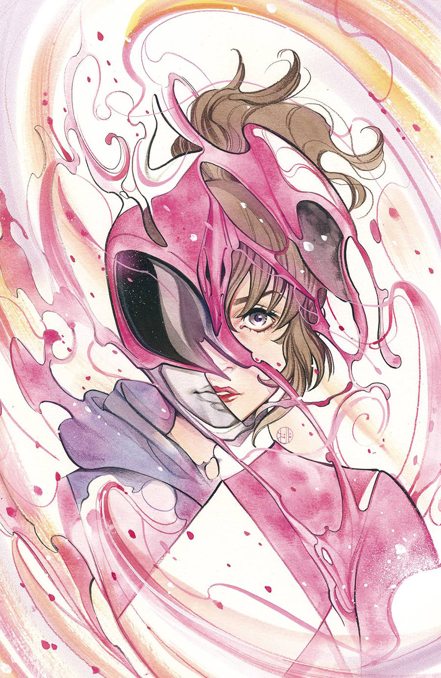 Mighty Morphin #4 Cover G Incentive Peach Momoko Virgin Variant Cover