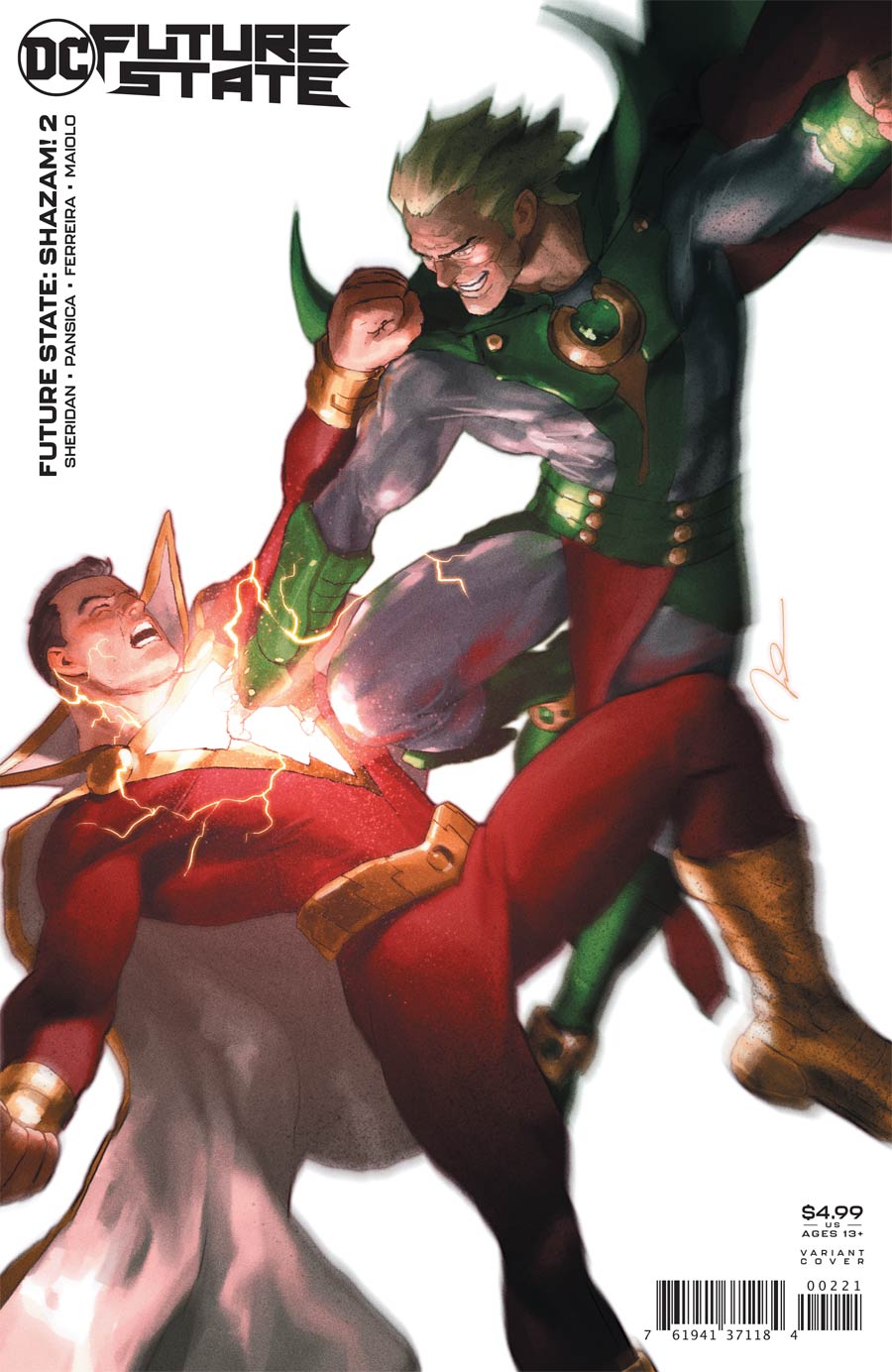 Future State SHAZAM #2 Cover B Variant Gerald Parel Card Stock Cover