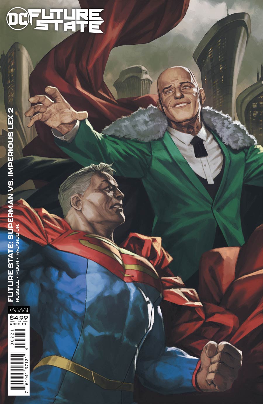 Future State Superman vs Imperious Lex #2 Cover B Variant Skan Card Stock Cover