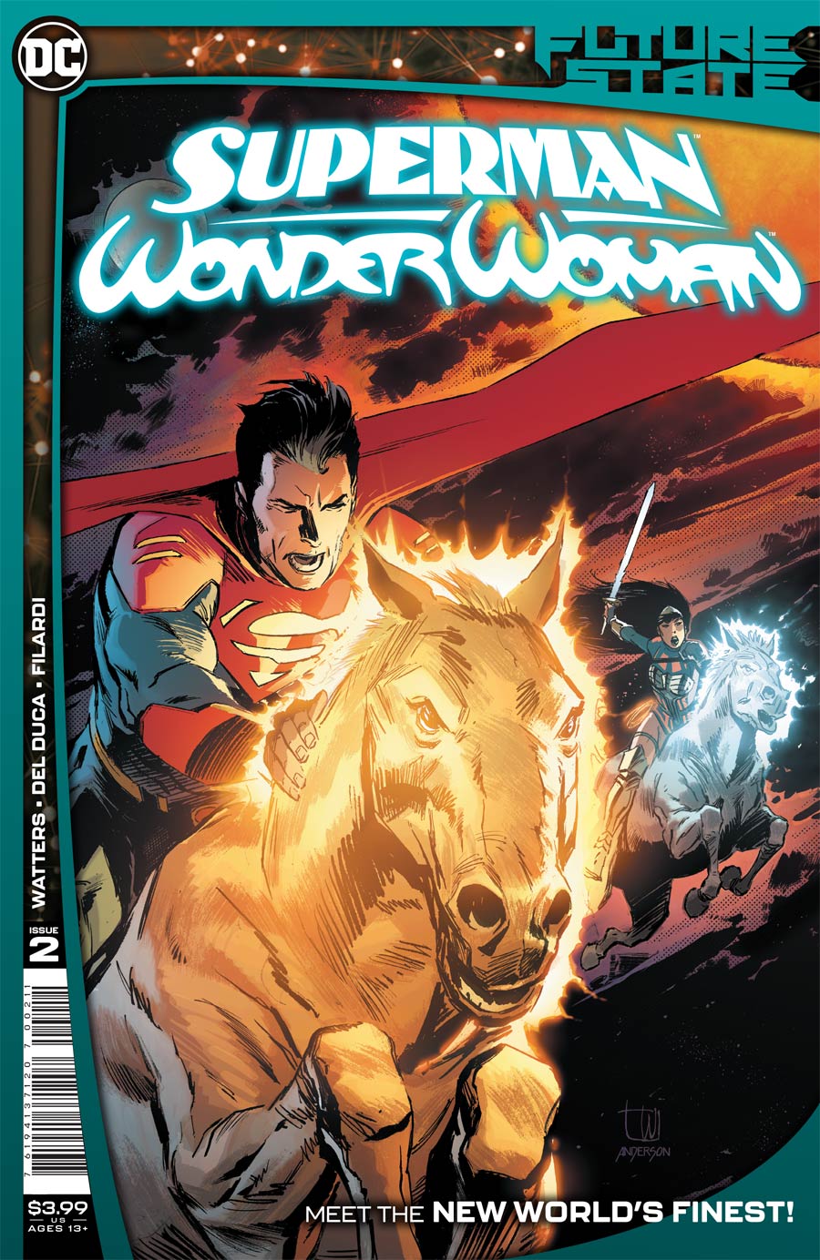 Future State Superman Wonder Woman #2 Cover A Regular Lee Weeks Cover